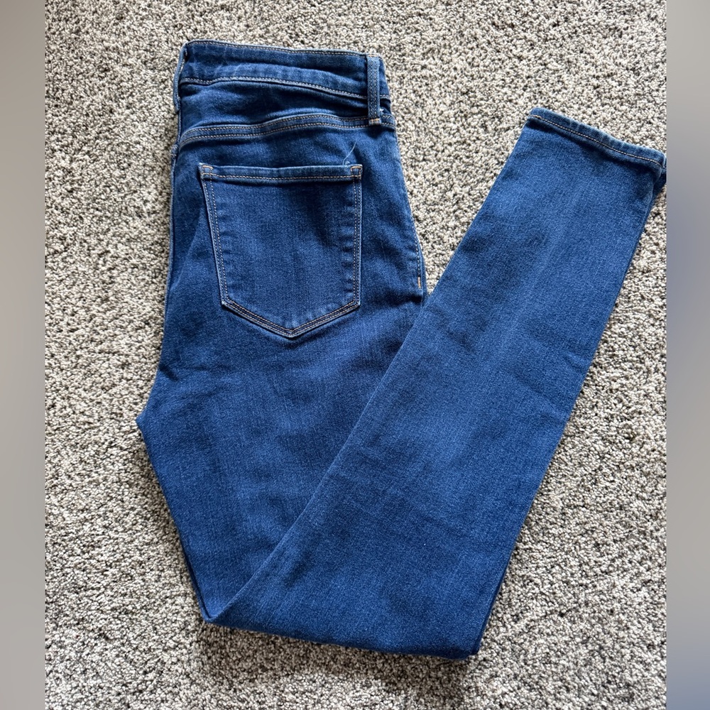 Old Navy Women's Deep Blue high rise Skinny Jeans